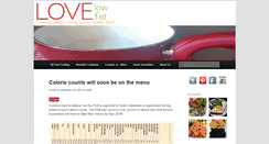 Desktop Screenshot of lovelowfat.com